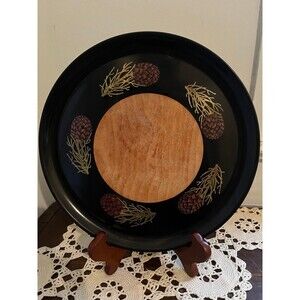 Vintage Couroc of Monterey Pinecone Cheese Tray